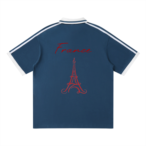 France Contrast Piping Polo Shirt