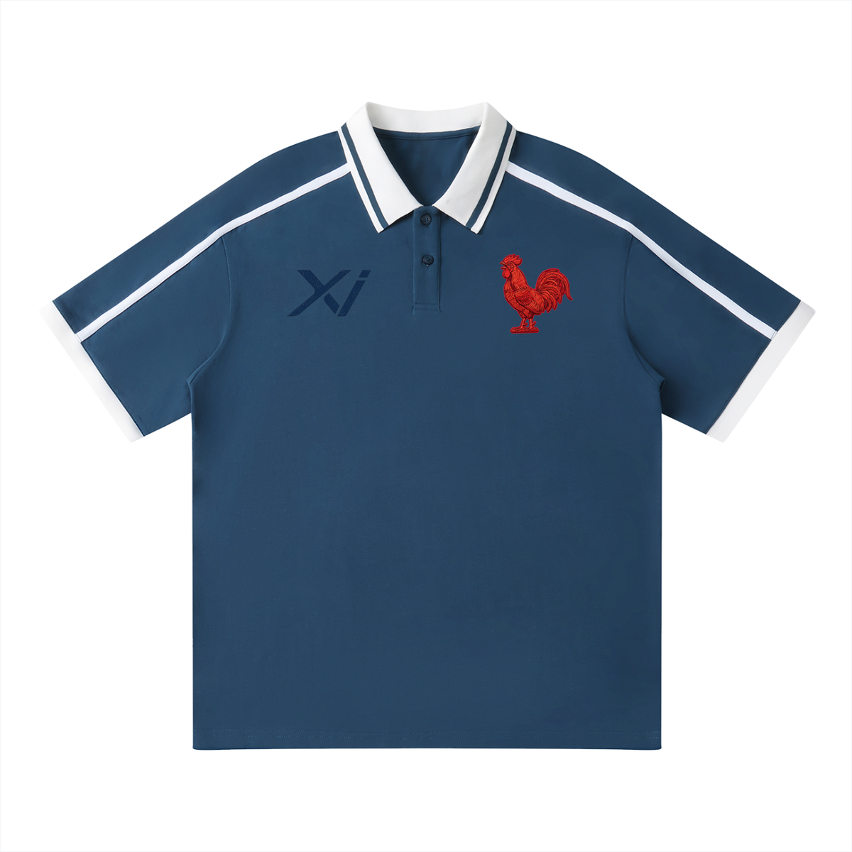 France Contrast Piping Polo Shirt